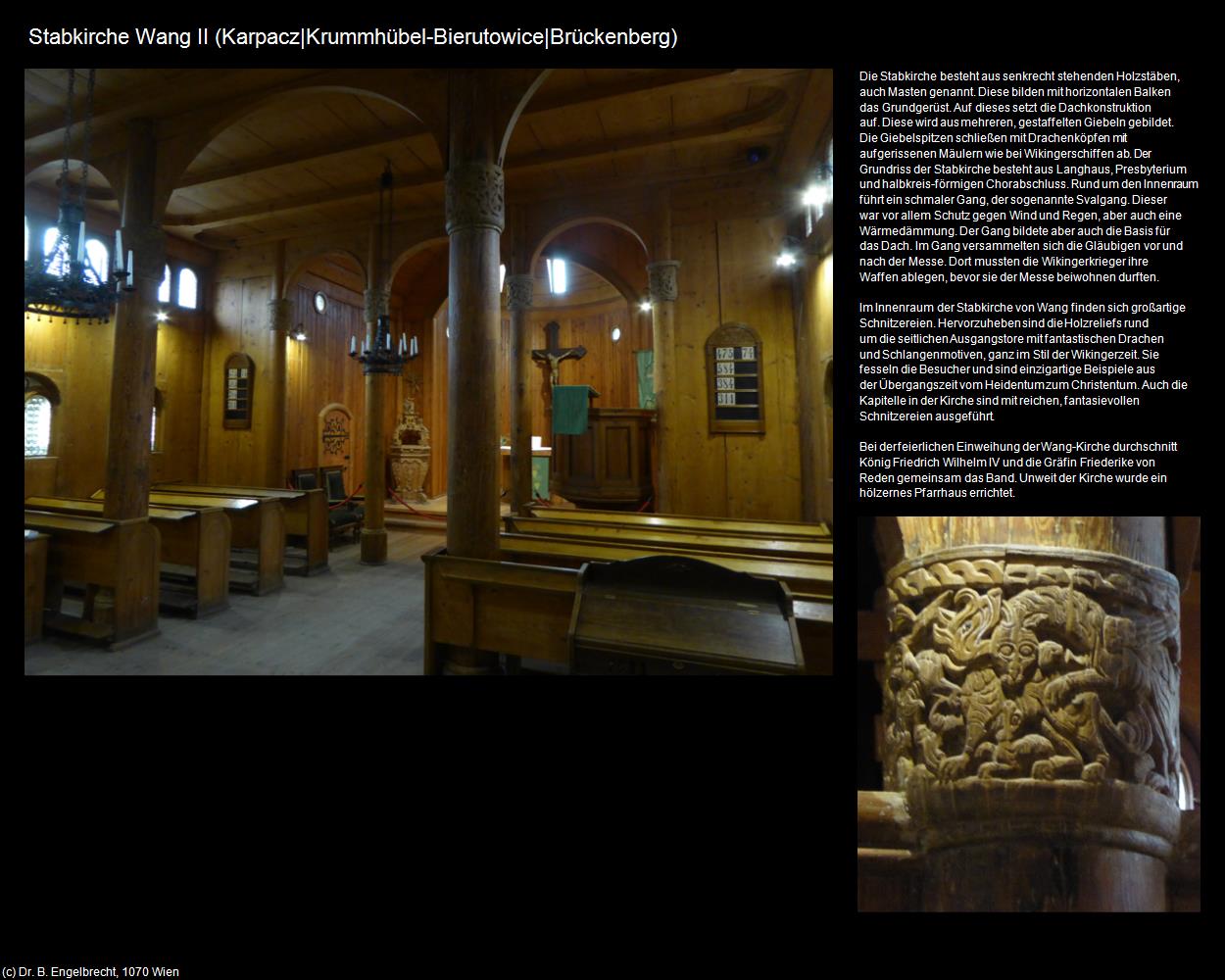 Stabkirche Wang II (Bierutowice|Brückenberg) (Karpacz|Krummhübel) in POLEN-Schlesien
