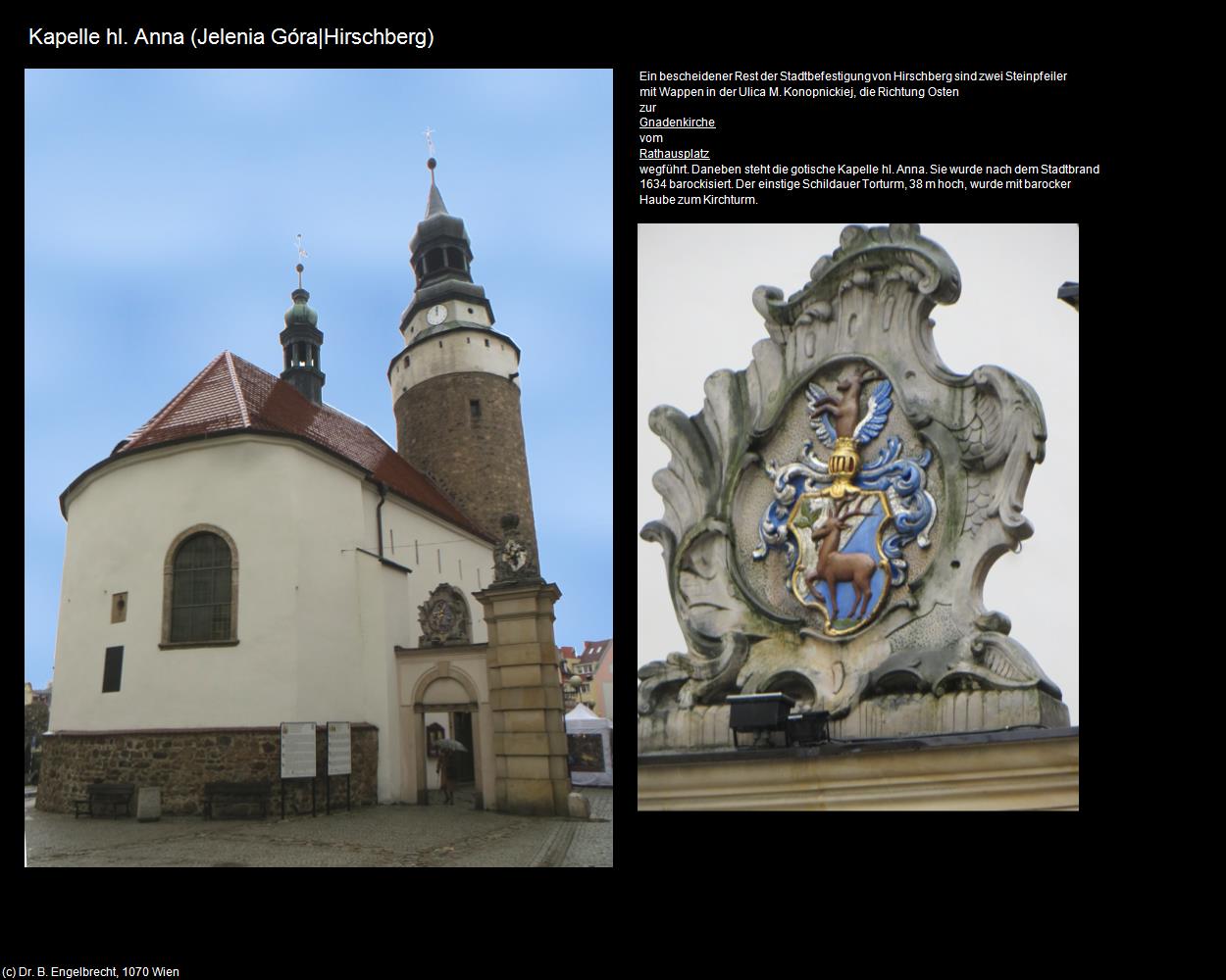 Kapelle hl. Anna (Jelenia Góra|Hirschberg) in POLEN-Schlesien(c)B.Engelbrecht