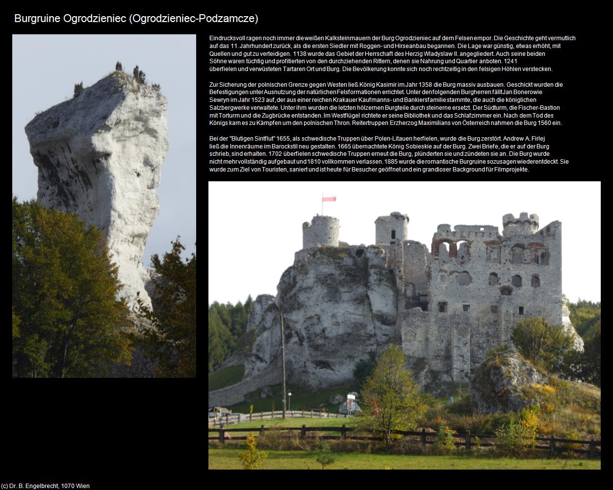 Burgruine Ogrodzieniec (Podzamcze) (Ogrodzieniec) in POLEN-Schlesien