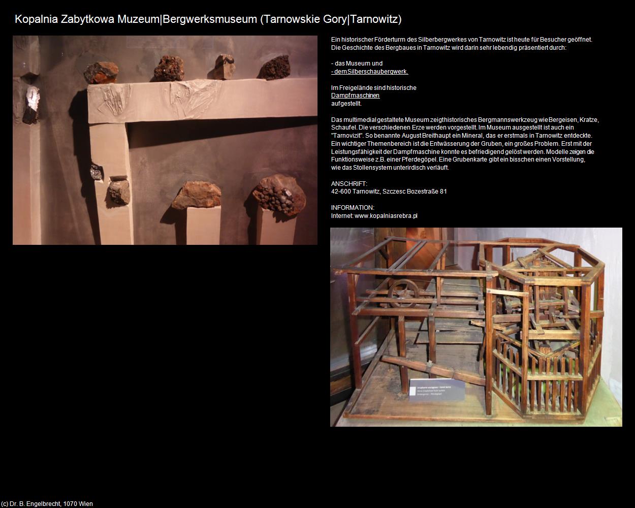 Bergwerksmuseum (Tarnowskie Gory|Tarnowitz) in POLEN-Schlesien(c)B.Engelbrecht