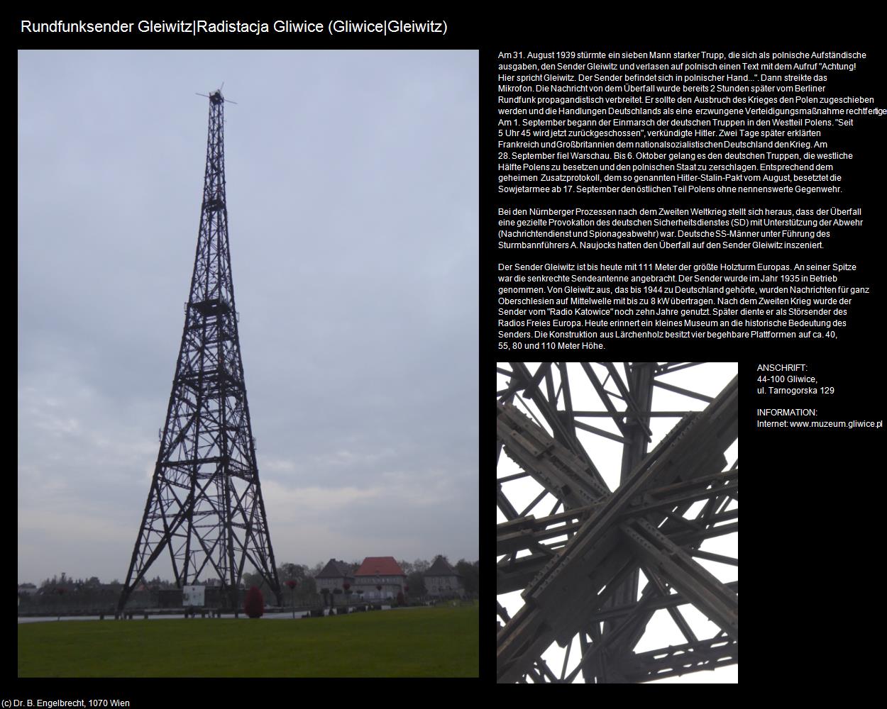 Rundfunksender Gleiwitz (Gliwice|Gleiwitz) in POLEN-Schlesien
