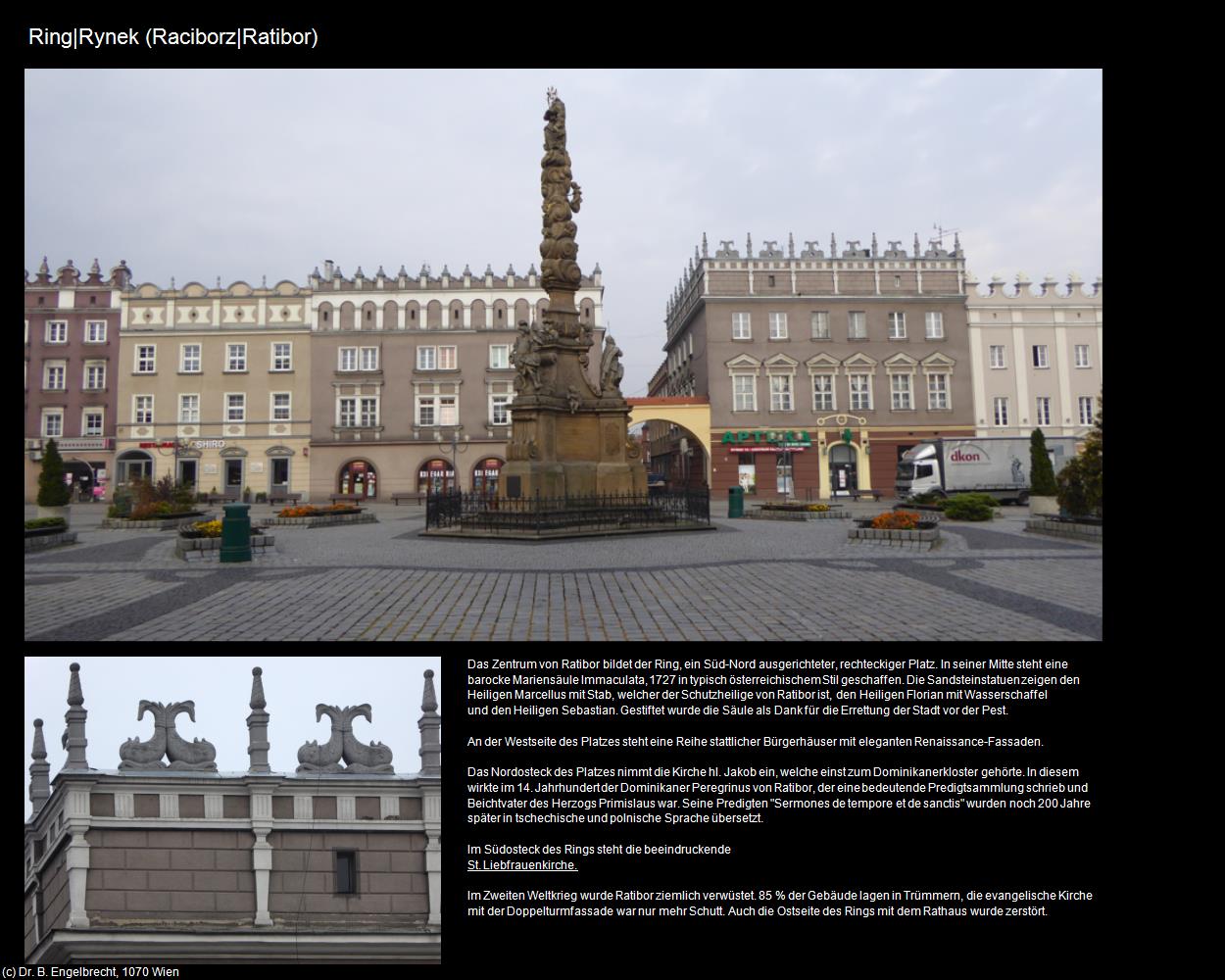 Ring|Rynek (Raciborz|Ratibor) in POLEN-Schlesien(c)B.Engelbrecht