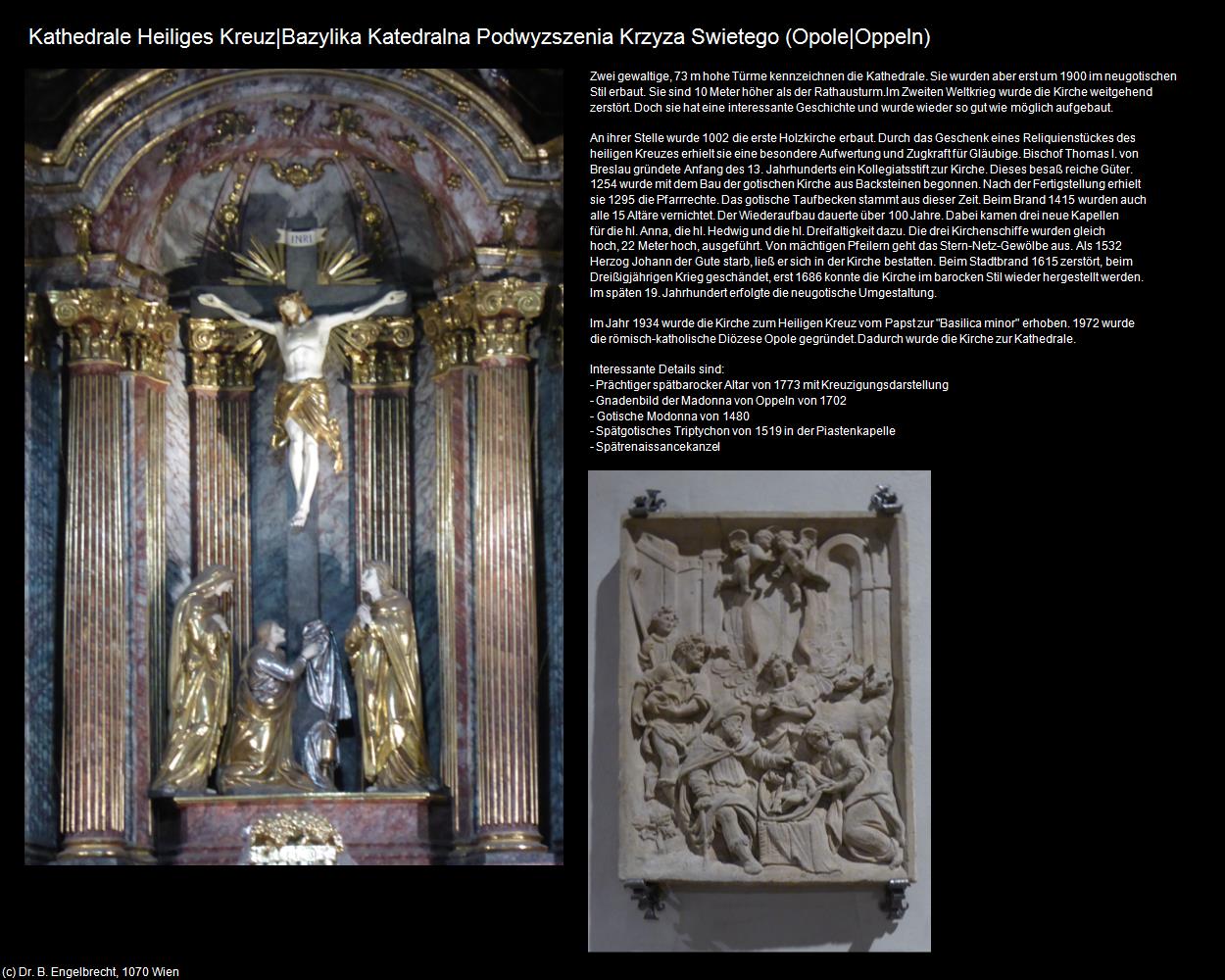 Kathedrale Heiliges Kreuz                  (Opole|Oppeln) in POLEN-Schlesien