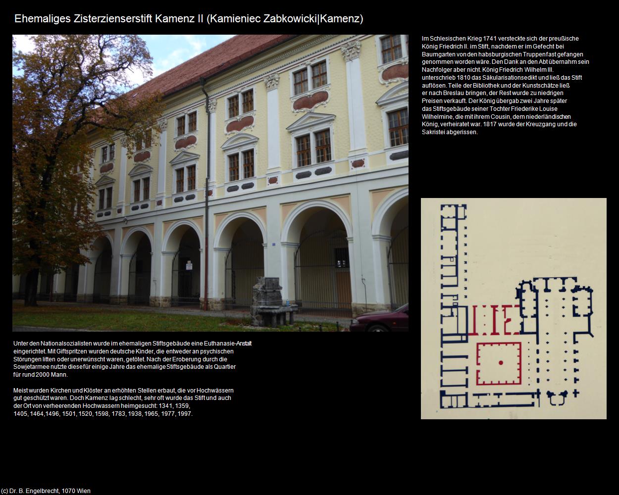 Ehem. Zisterzienserstift Kamenz II (Kamieniec Zabkowicki|Kamenz) in POLEN-Schlesien