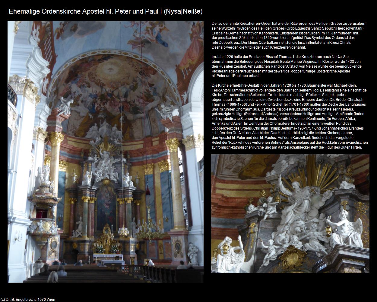 Ehem. Ordensk. Apostel hl. Peter und Paul I (Nysa|Neisse ) in POLEN-Schlesien