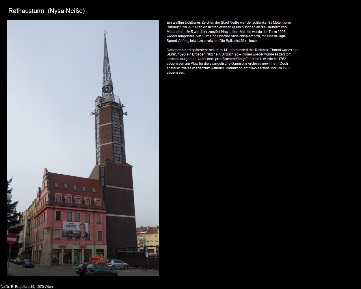 Rathausturm (Nysa|Neisse ) in POLEN-Schlesien