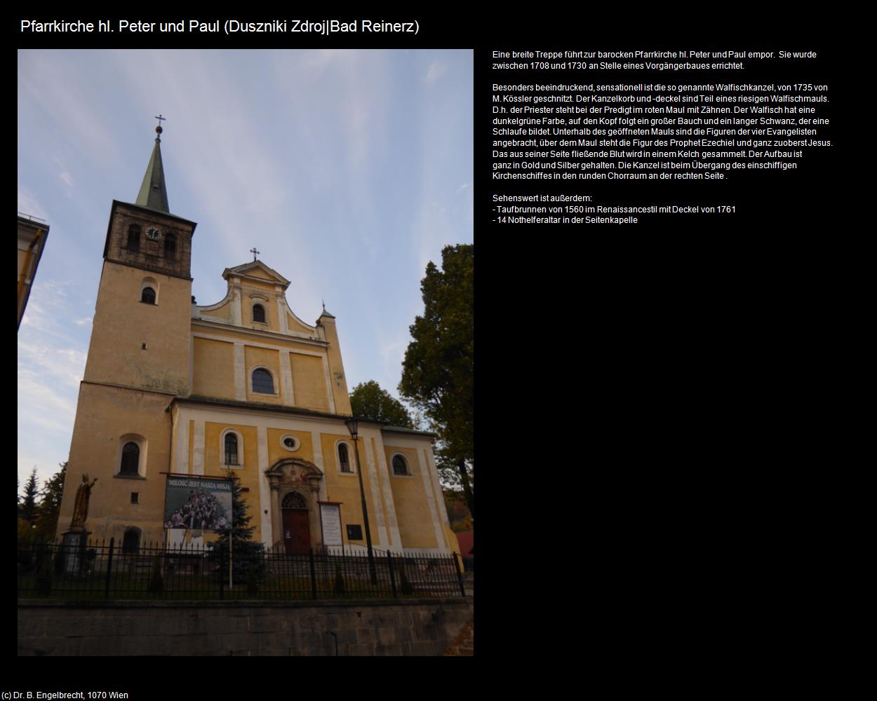 Pfk. hl. Peter und Paul (Duszniki Zdroj|Bad Reinerz) in POLEN-Schlesien