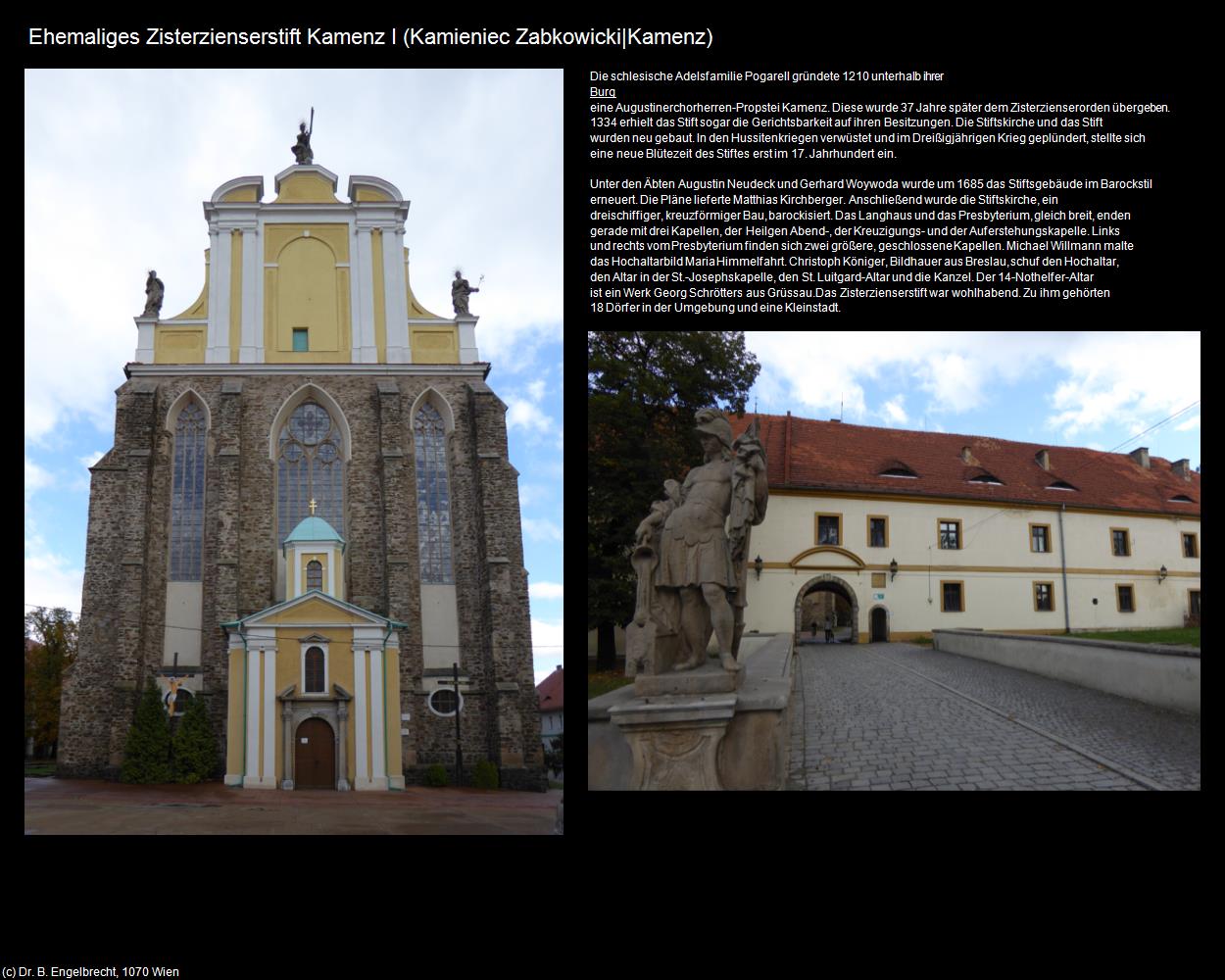 Ehem. Zisterzienserstift Kamenz I (Kamieniec Zabkowicki|Kamenz) in POLEN-Schlesien(c)B.Engelbrecht