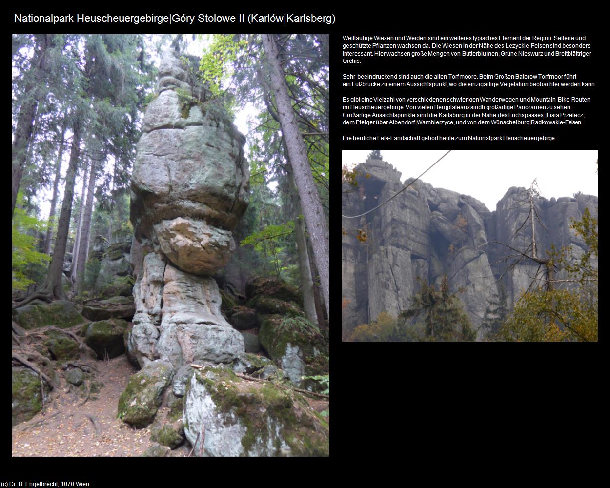 Nationalpark Heuscheuergebirge|Góry Stolowe II (Karlow|Karlsberg ) in POLEN-Schlesien