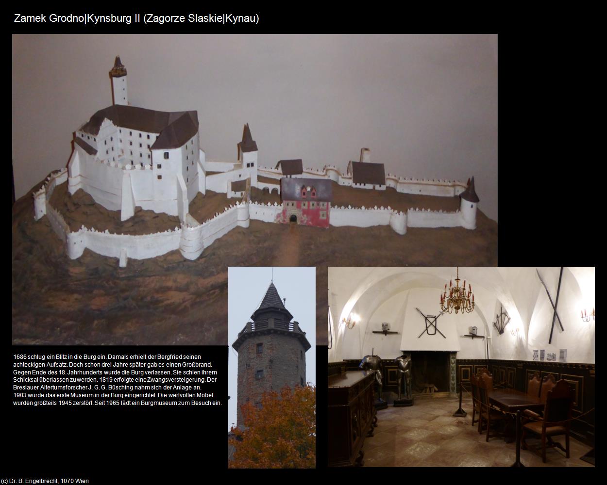 Zamek Grodno|Kynsburg II (Zagorze Slaskie|Kynau) in POLEN-Schlesien