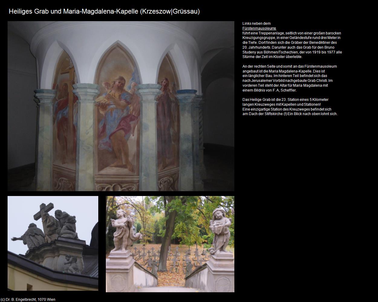 Heiliges Grab und Maria-Magdalena-Kapelle (Krzeszow|Grüssau) in POLEN-Schlesien(c)B.Engelbrecht