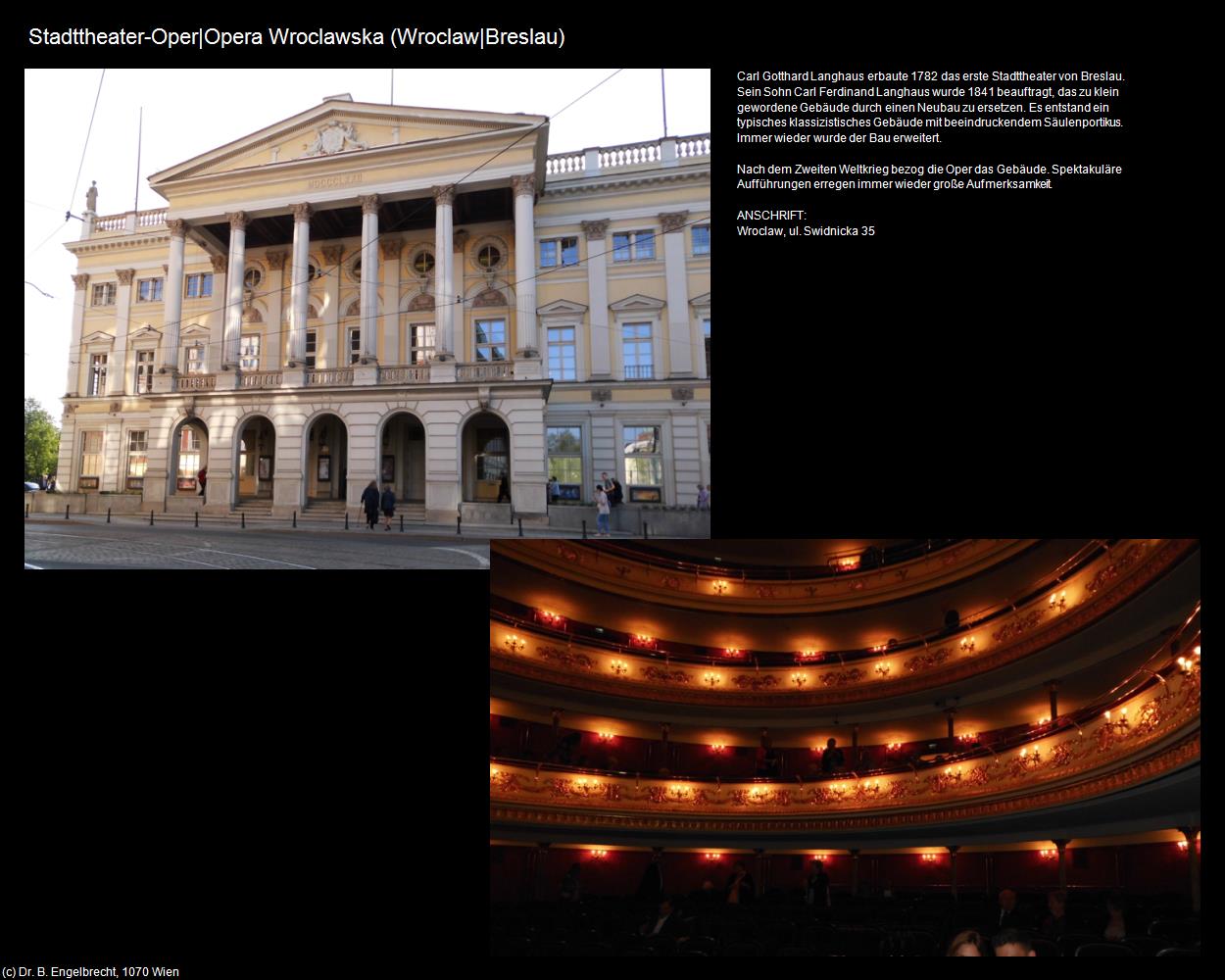 Stadttheater-Oper (Wroclaw|Breslau) in POLEN-Schlesien