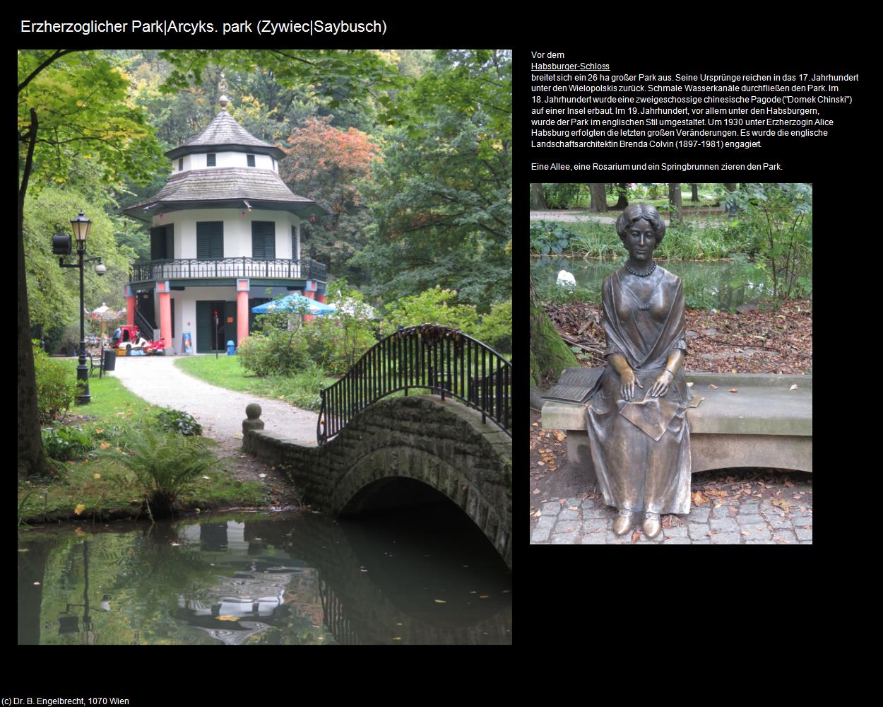 Erzherzoglicher Park  (Zywiec|Saybusch) in POLEN-Schlesien(c)B.Engelbrecht