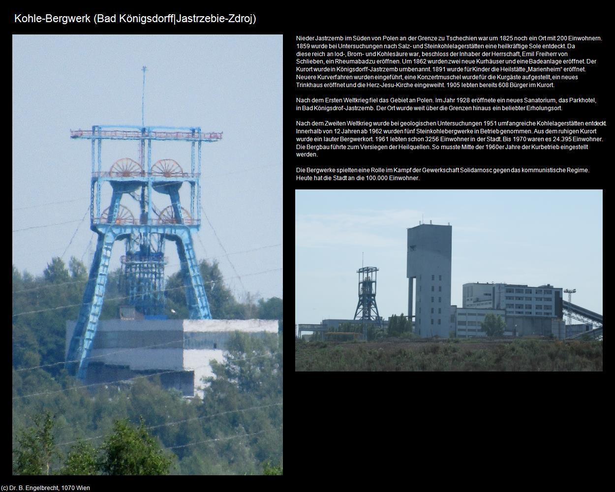 Kohle-Bergwerk  (Jastrzebie-Zdroj|Bad Königsdorff) in POLEN-Schlesien