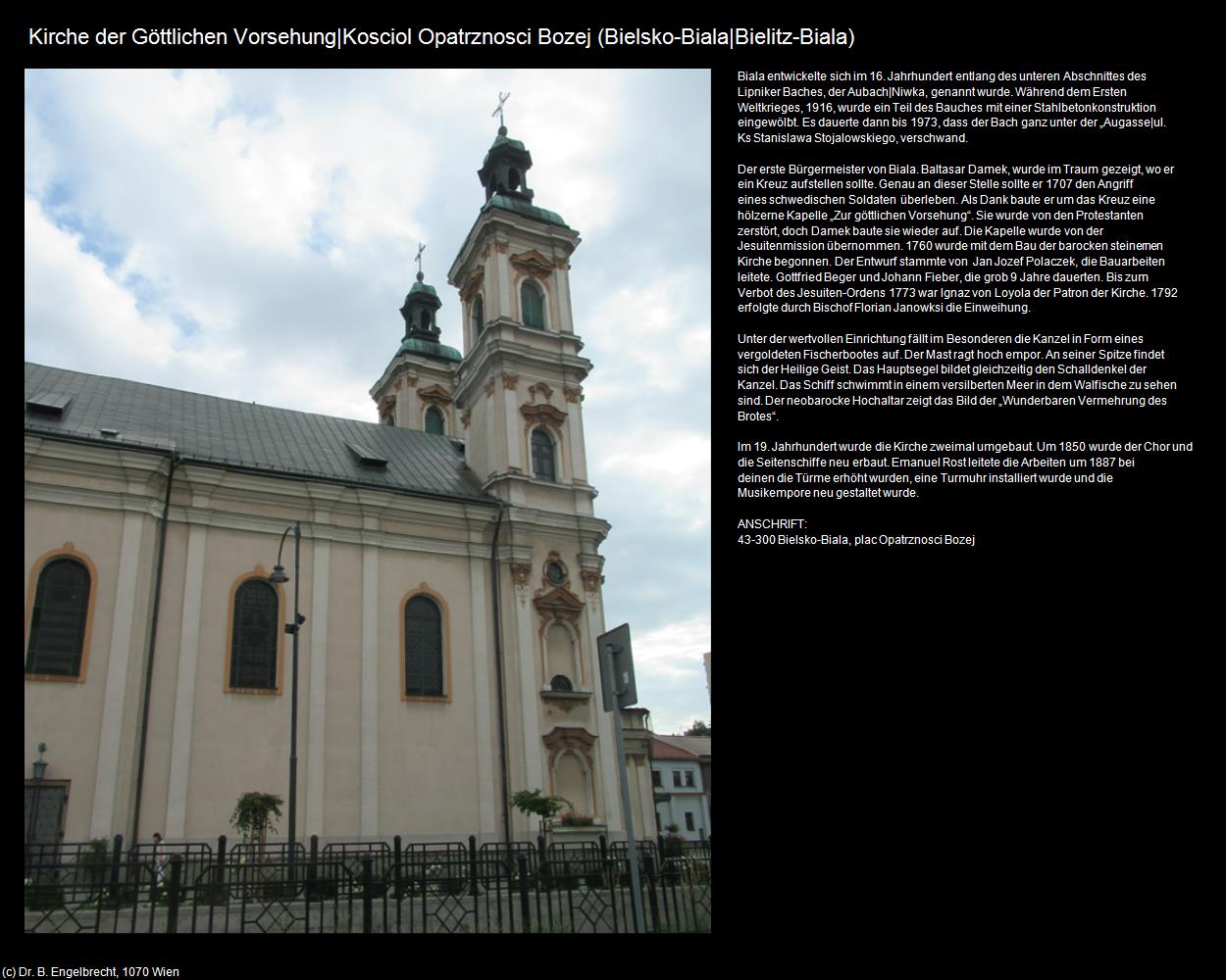 Kirche der Göttlichen Vorsehung (Bielsko-Biala|Bielitz-Biala) in POLEN-Schlesien