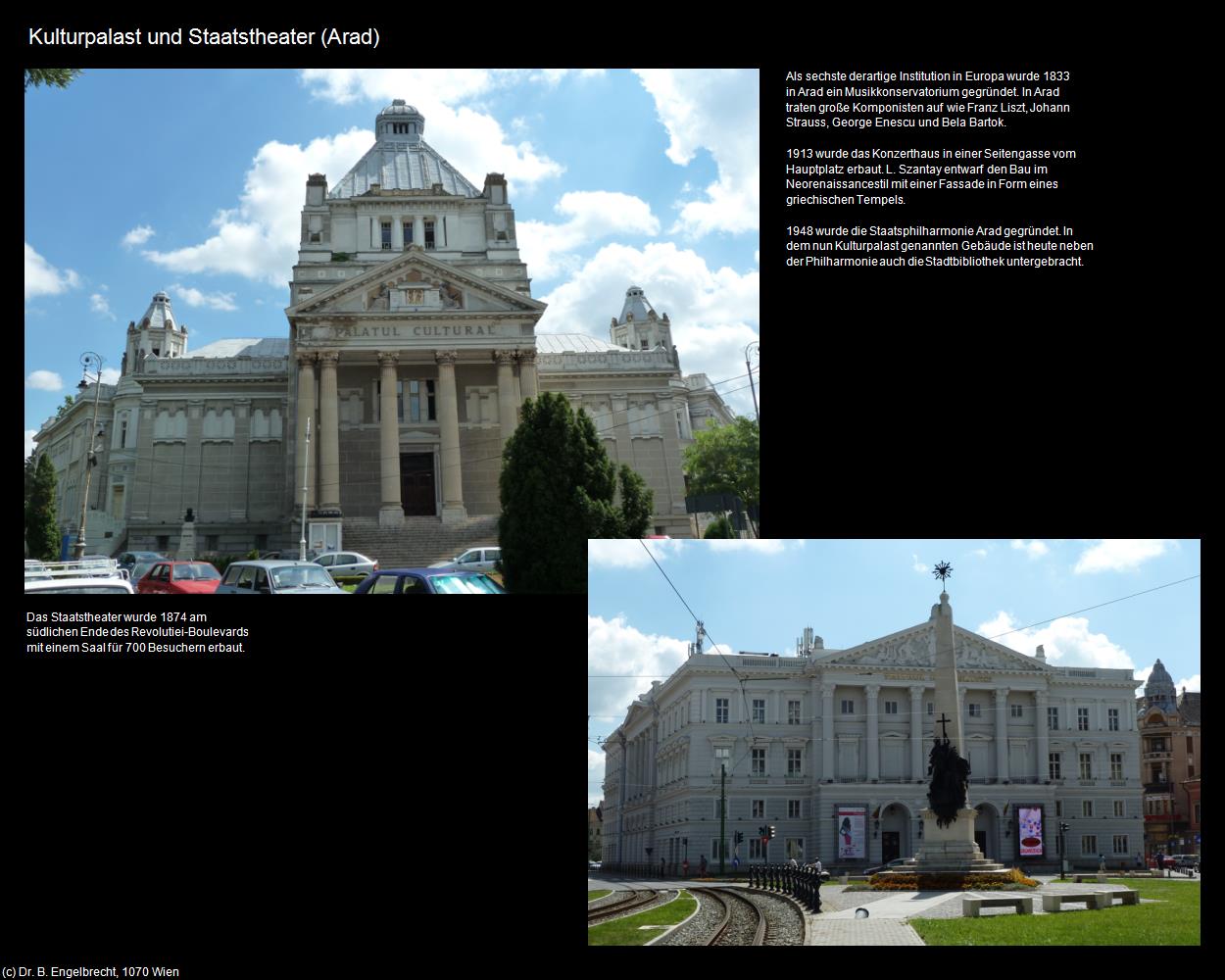 Kulturpalast und Staatstheater (Arad) in Kulturatlas-RUMÄNIEN