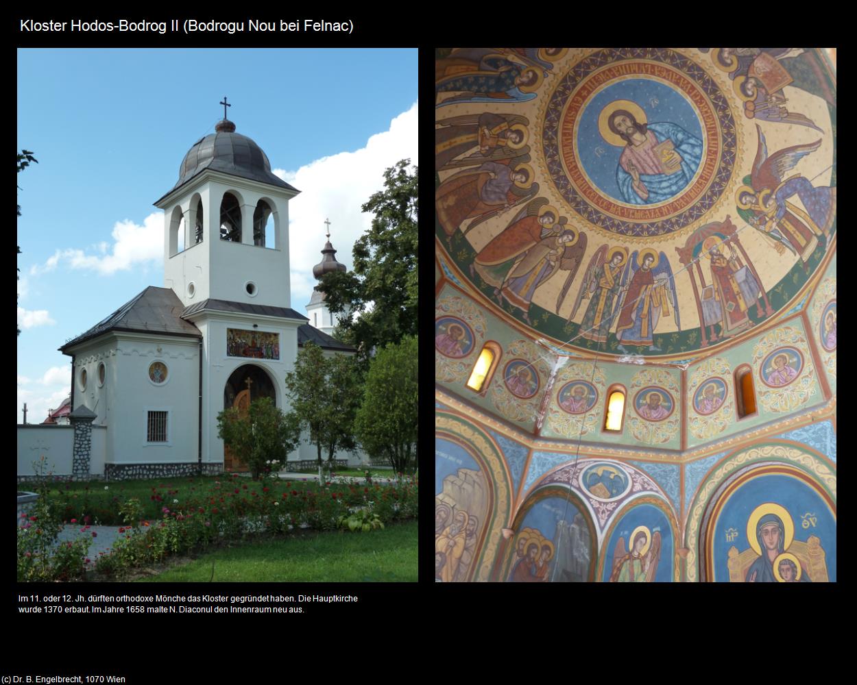Kloster Hodos-Bodrog II (Bodrogu Nou bei Felnac) in Kulturatlas-RUMÄNIEN