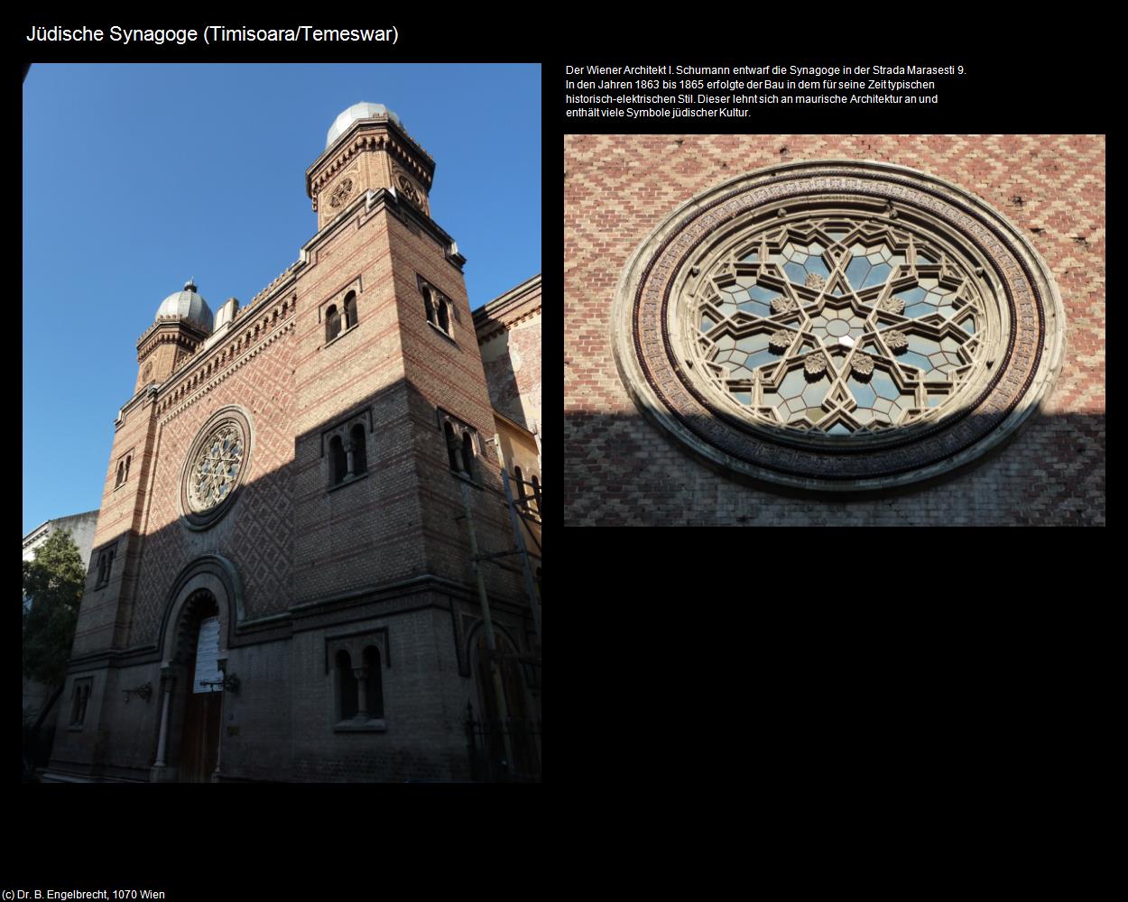 Jüdische Synagoge  (Timisoara|Temeswar) in RUMÄNIEN