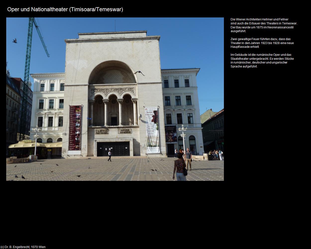 Oper und Nationaltheater  (Timisoara|Temeswar) in RUMÄNIEN