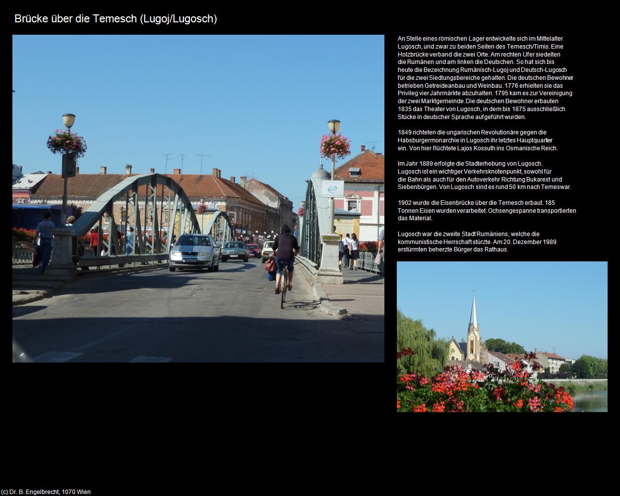 Brücke über die Temesch  (Lugoj/Lugosch) in Kulturatlas-RUMÄNIEN