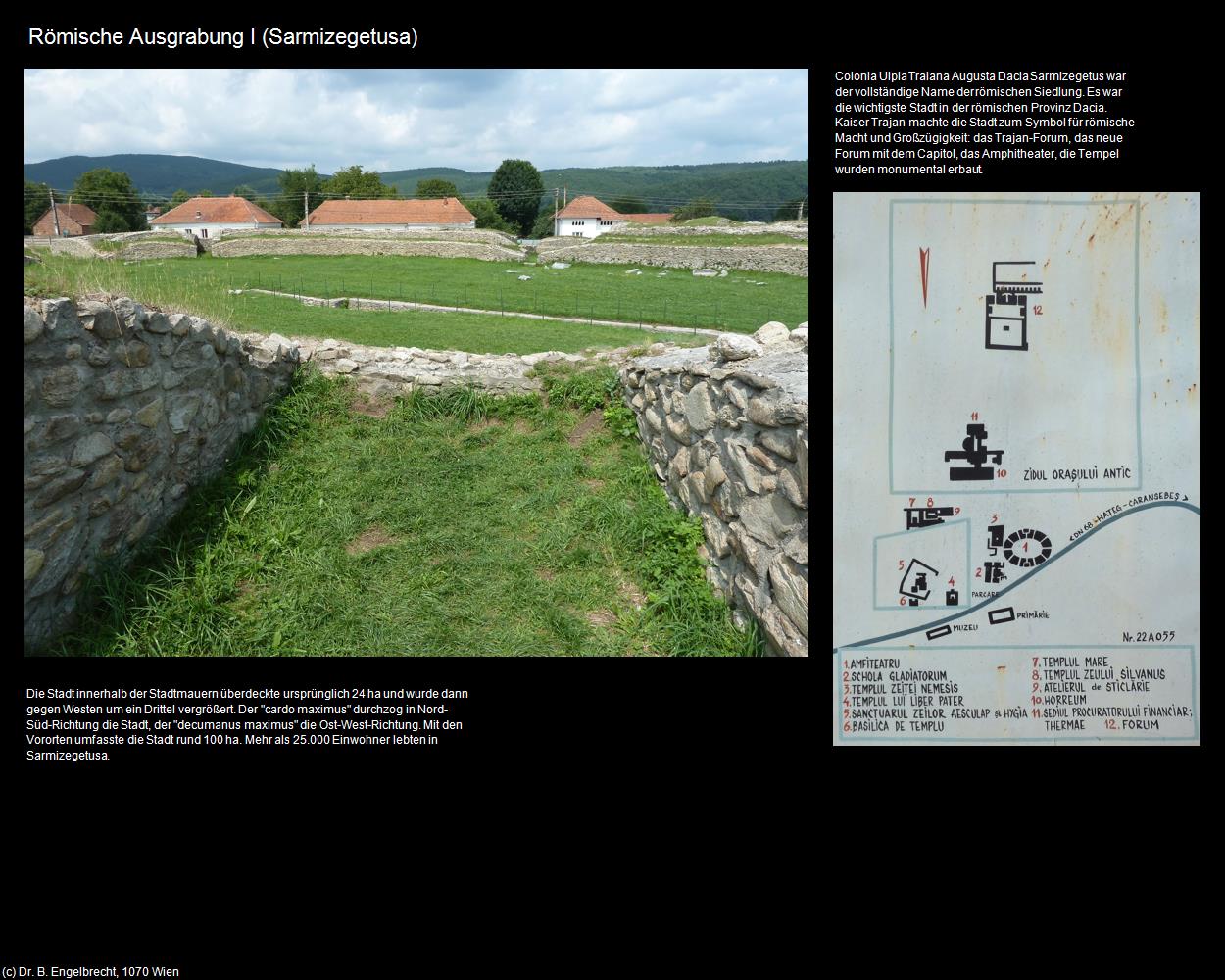 Römische Ausgrabung I (Sarmizegetusa) in Kulturatlas-RUMÄNIEN
