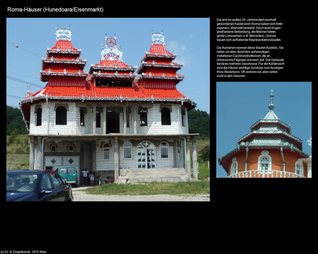 Roma-Häuser  (Hunedoara/Eisenmarkt) in Kulturatlas-RUMÄNIEN