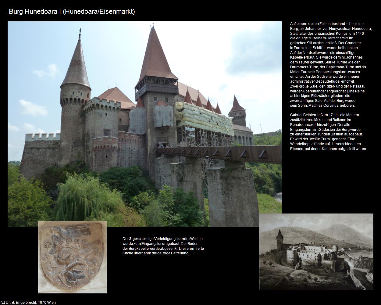 Burg Hunedoara I (Hunedoara/Eisenmarkt) in Kulturatlas-RUMÄNIEN