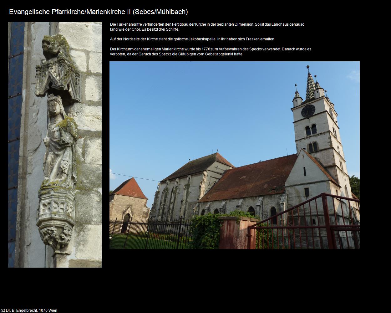 Ev. Pfk./Marienkirche II (Sebes/Mühlbach) in Kulturatlas-RUMÄNIEN
