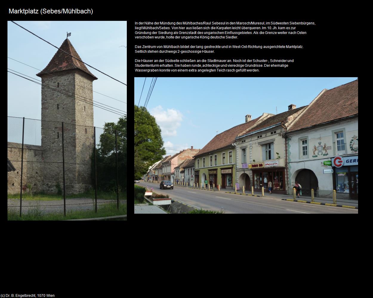 Marktplatz (Sebes/Mühlbach) in Kulturatlas-RUMÄNIEN