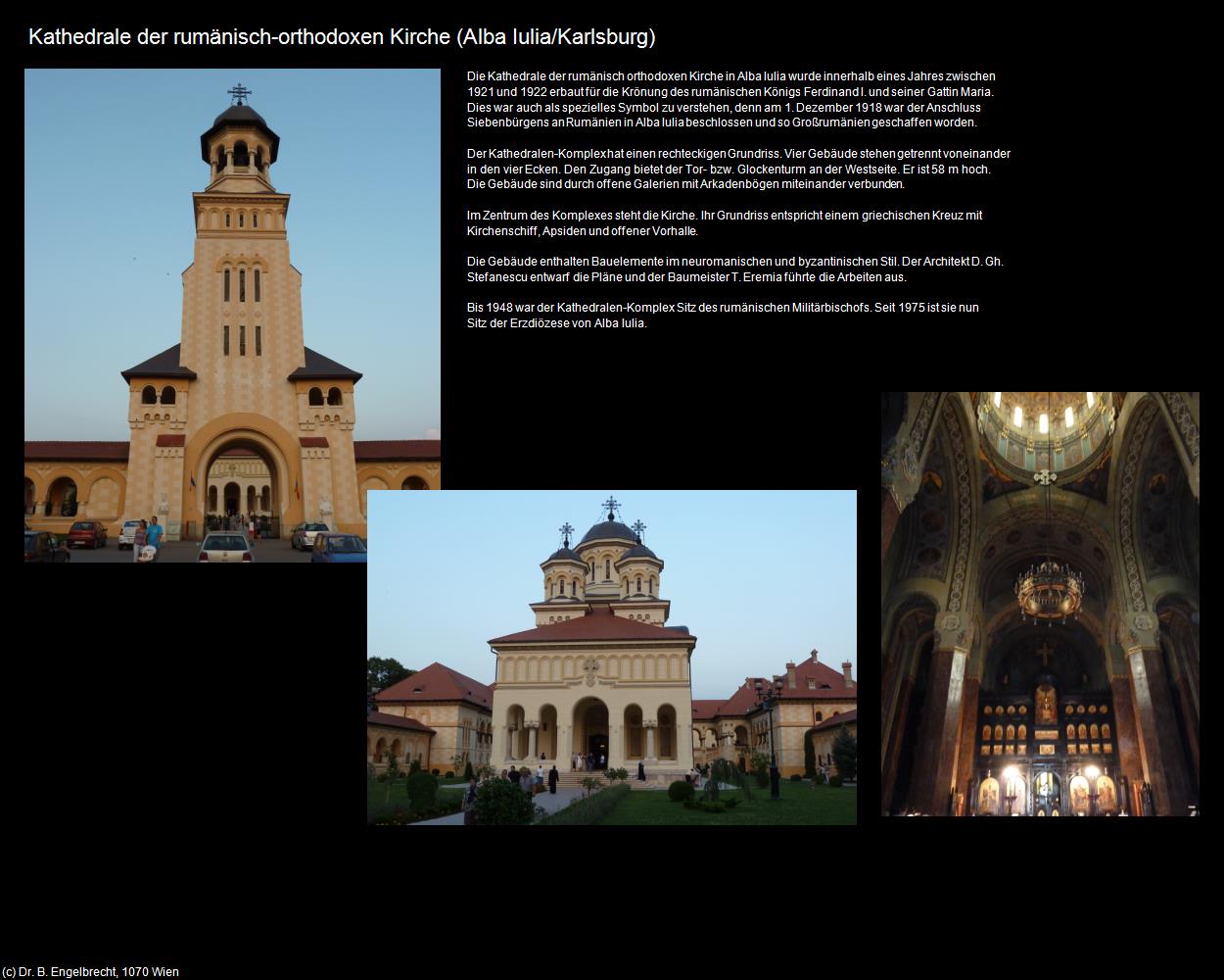 Kathedrale der rumänisch-orthodoxen Kirche   (Alba Iulia/Karlsburg) in Kulturatlas-RUMÄNIEN