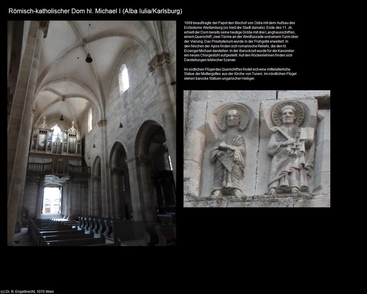 Römisch-katholischer Dom hl. Michael I (Alba Iulia/Karlsburg) in Kulturatlas-RUMÄNIEN
