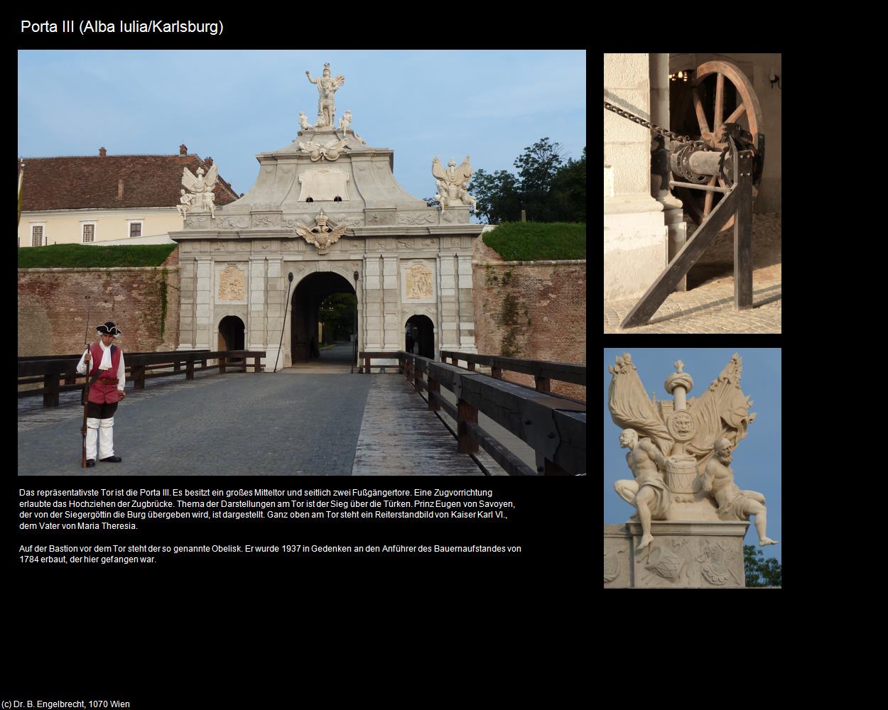 Porta III  (Alba Iulia/Karlsburg) in Kulturatlas-RUMÄNIEN