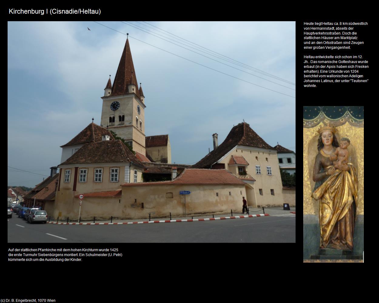 Kirchenburg I (Cisnadie/Heltau) in Kulturatlas-RUMÄNIEN