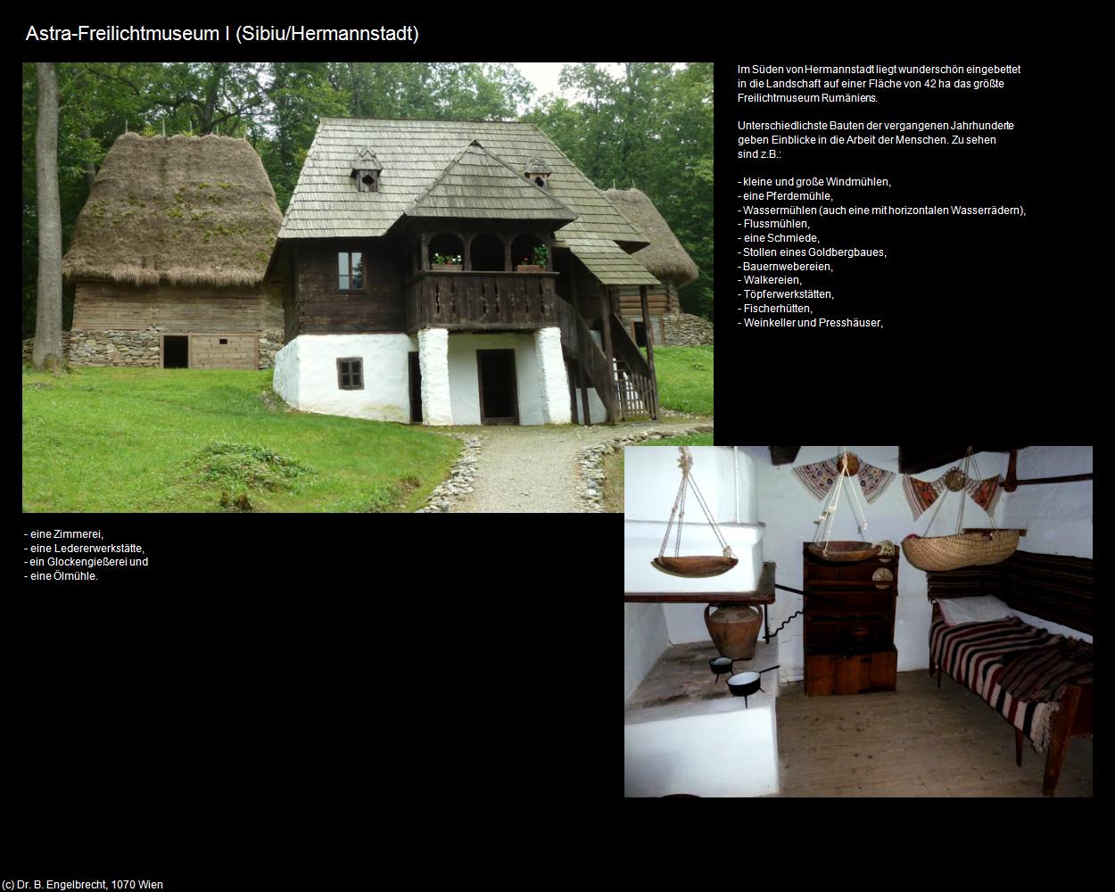 Astra-Freilichtmuseum I  (Sibiu/Hermannstadt) in Kulturatlas-RUMÄNIEN