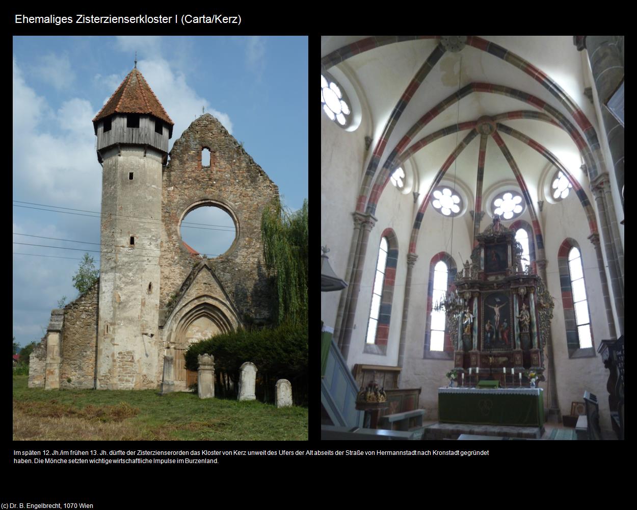 Ehem. Zisterzienserkloster I  (Carta/Kerz) in Kulturatlas-RUMÄNIEN