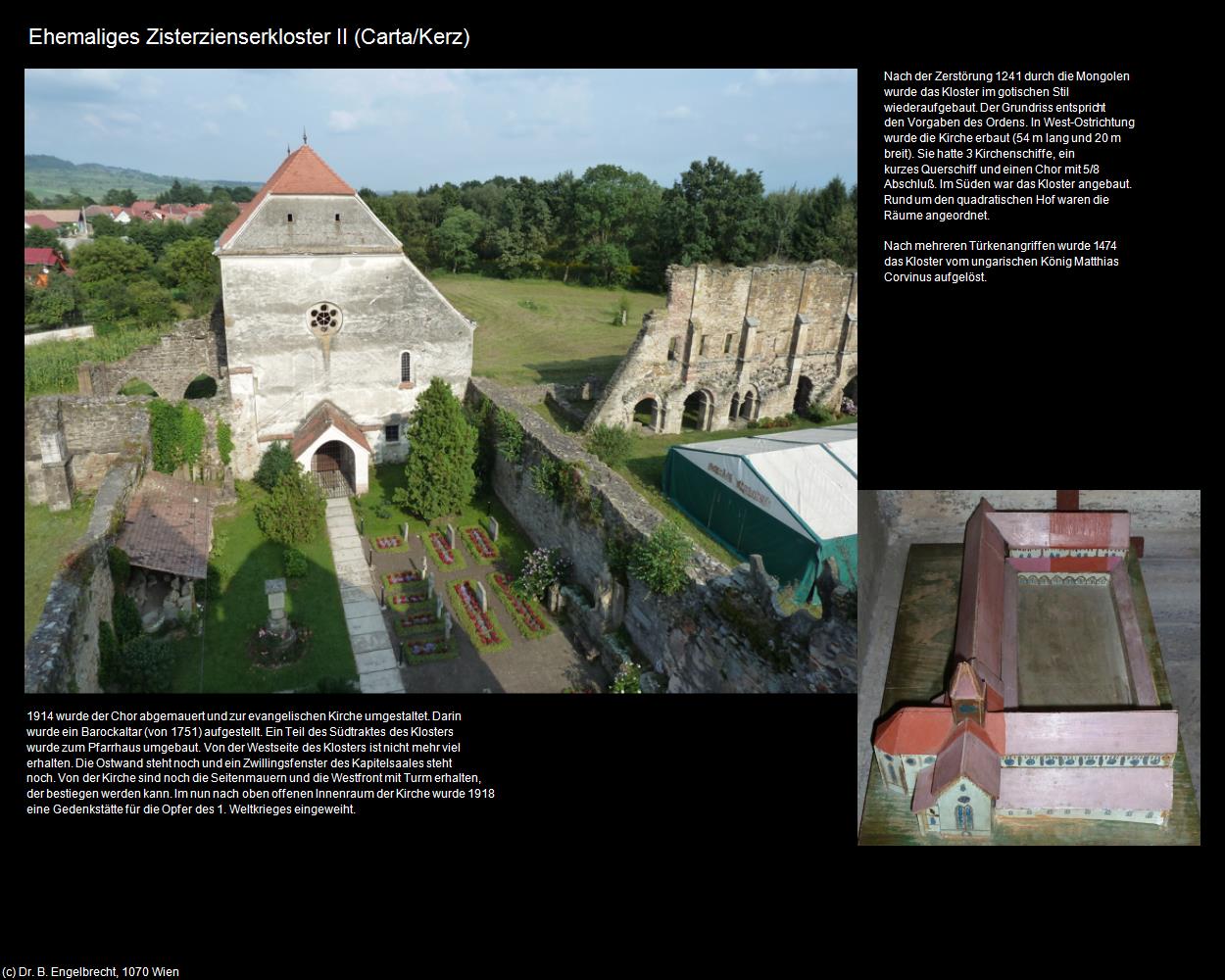 Ehem. Zisterzienserkloster II (Carta/Kerz) in Kulturatlas-RUMÄNIEN