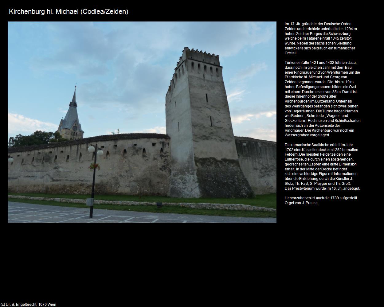 Kirchenburg hl. Michael (Codlea/Zeiden) in Kulturatlas-RUMÄNIEN
