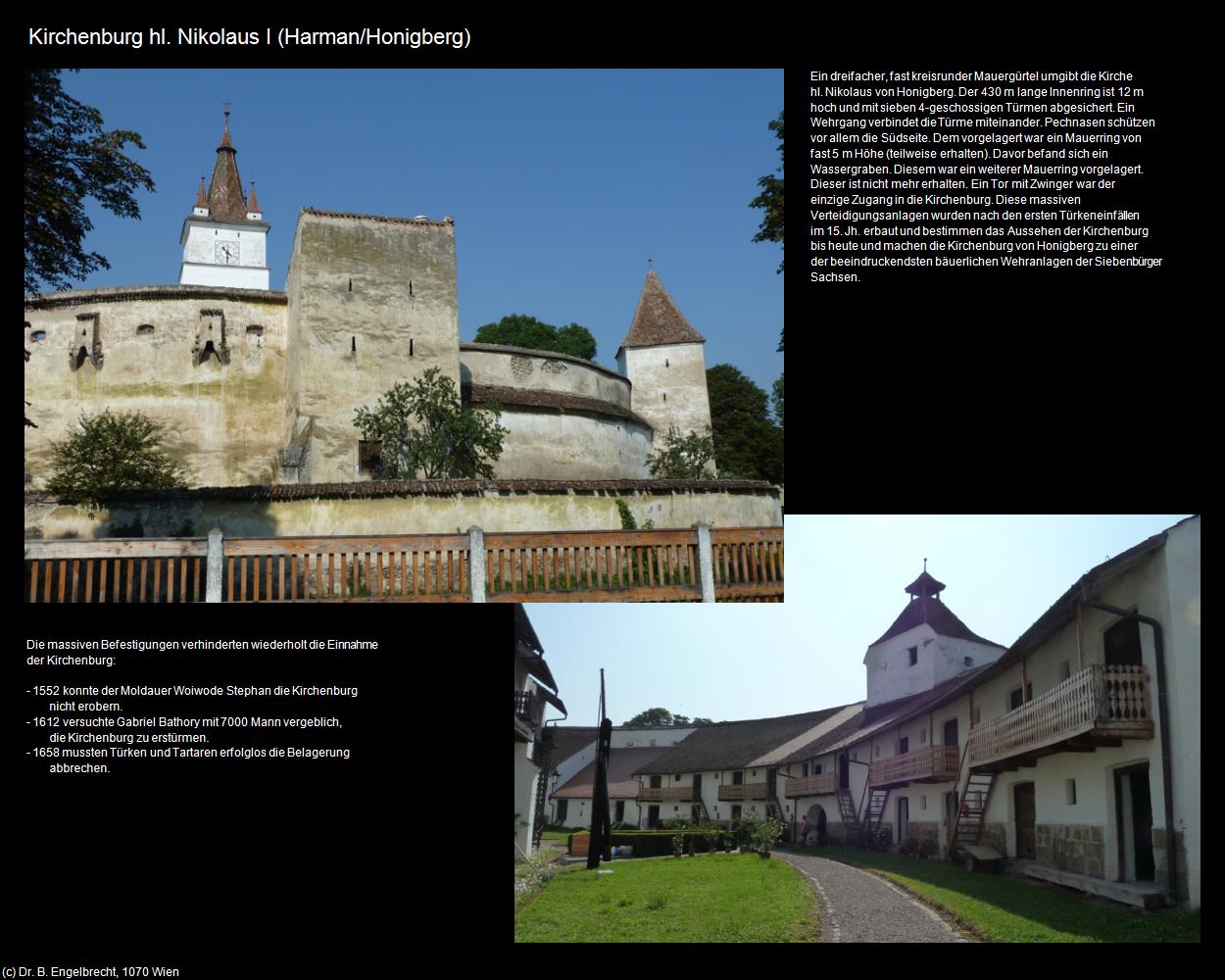 Kirchenburg hl. Nikolaus I (Harman/Honigberg) in Kulturatlas-RUMÄNIEN