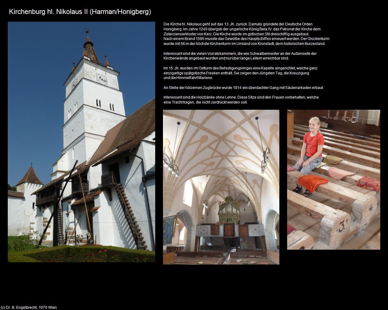 Kirchenburg hl. Nikolaus II (Harman/Honigberg) in Kulturatlas-RUMÄNIEN