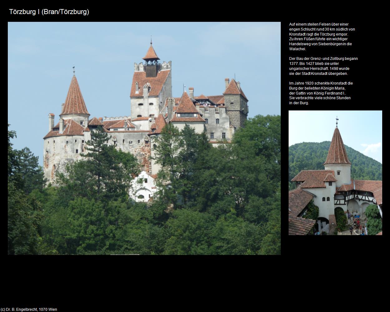 Törzburg I (Bran/Törzburg) in Kulturatlas-RUMÄNIEN