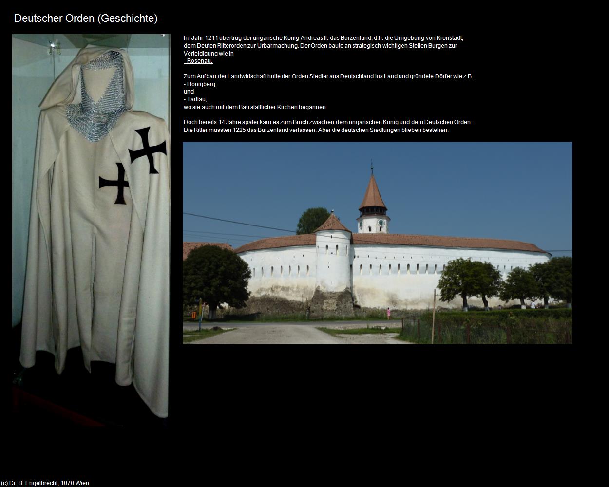 Deutscher Orden  (Geschichte) in Kulturatlas-RUMÄNIEN(c)B.Engelbrecht