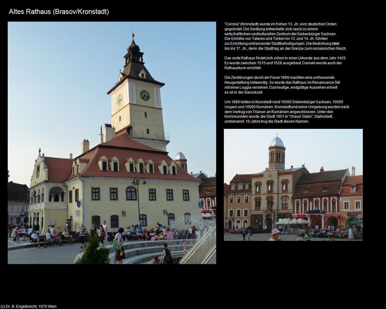 Altes Rathaus  (Brasov/Kronstadt) in Kulturatlas-RUMÄNIEN