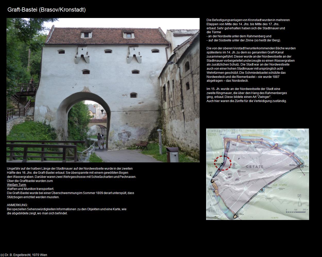 Graft-Bastei  (Brasov/Kronstadt) in Kulturatlas-RUMÄNIEN(c)B.Engelbrecht