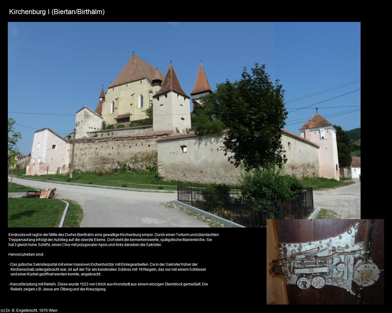 Kirchenburg I (Biertan/Birthälm) in Kulturatlas-RUMÄNIEN