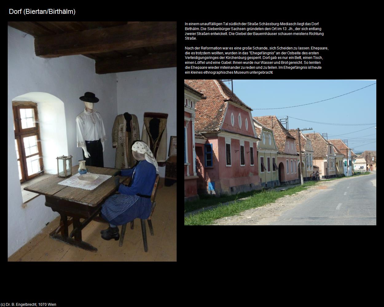 Dorf (Biertan/Birthälm) in Kulturatlas-RUMÄNIEN