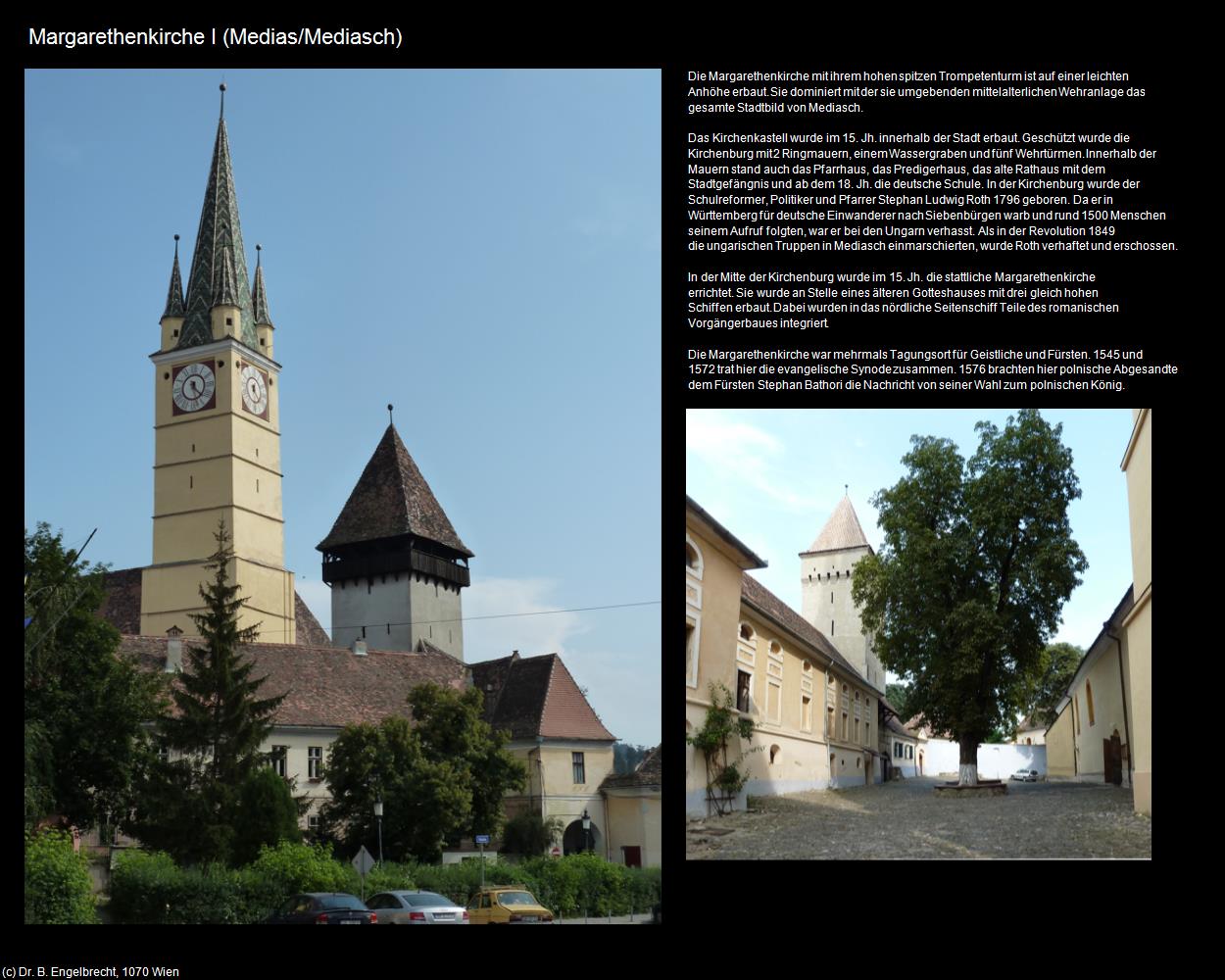 Margarethenkirche I (Medias/Mediasch) in Kulturatlas-RUMÄNIEN