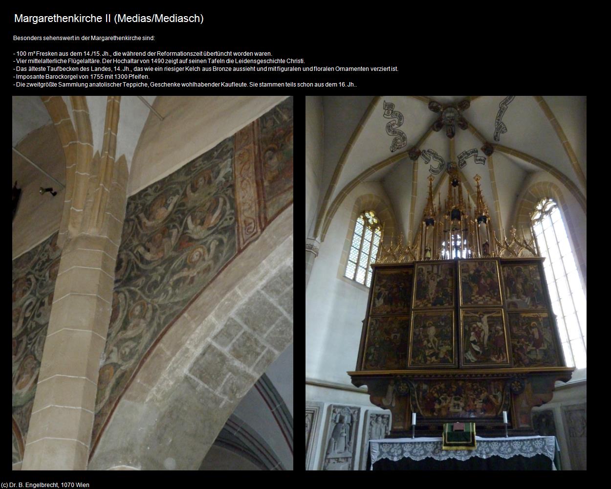 Margarethenkirche II (Medias/Mediasch) in Kulturatlas-RUMÄNIEN