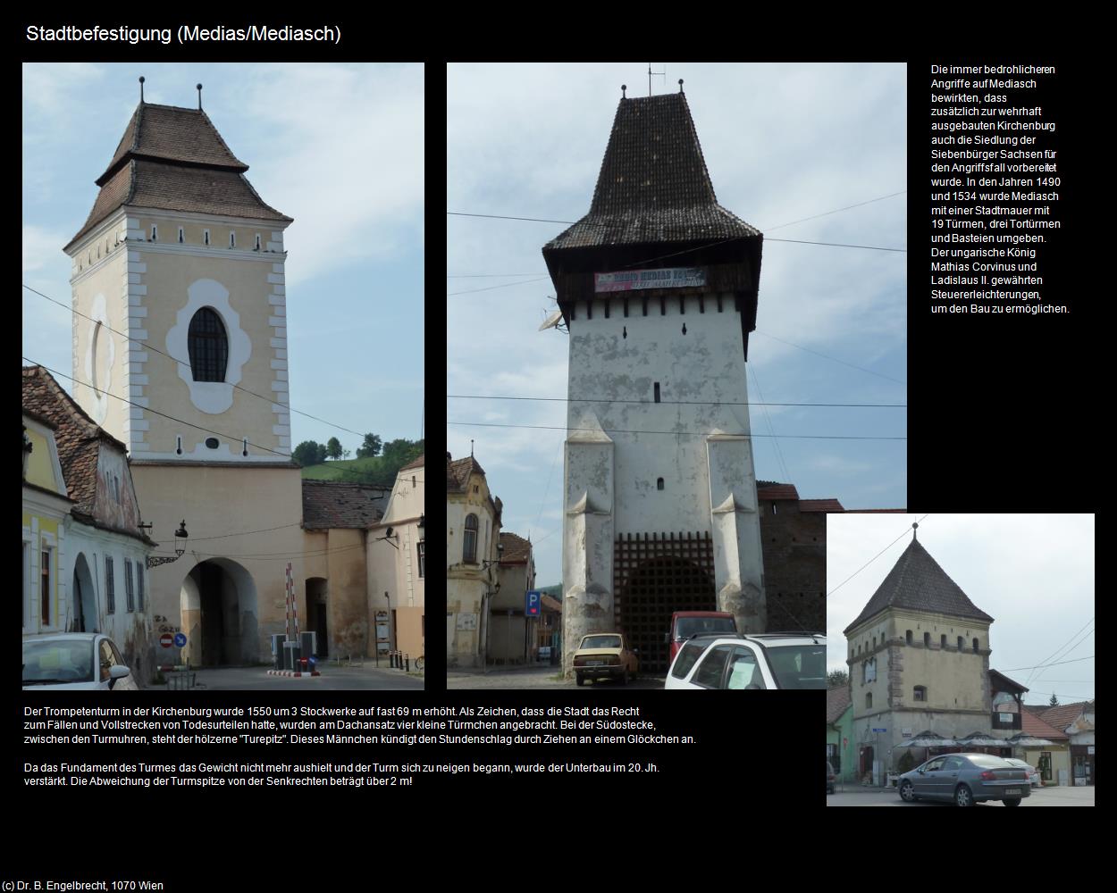 Stadtbefestigung (Medias/Mediasch) in Kulturatlas-RUMÄNIEN