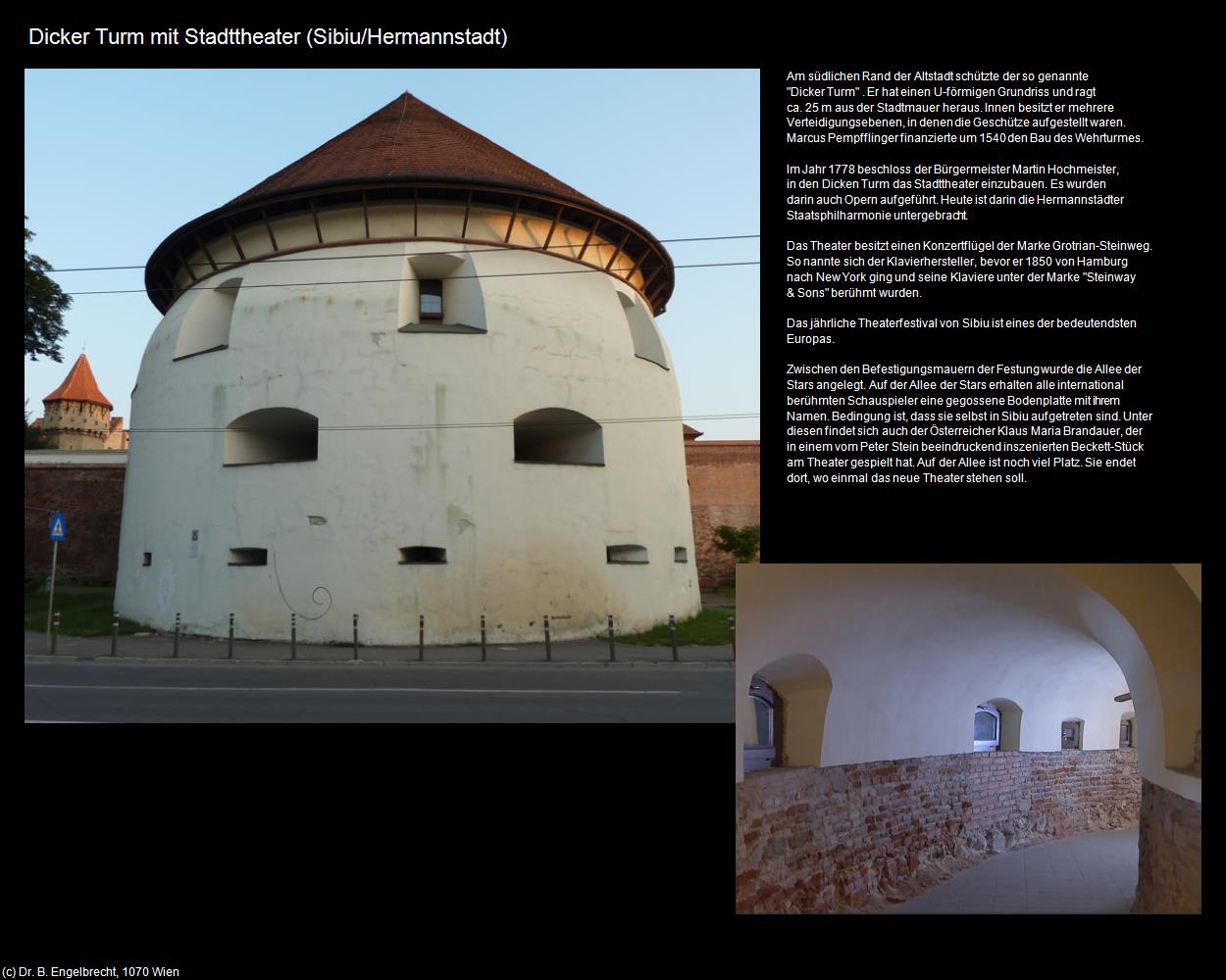 Dicker Turm  (Sibiu/Hermannstadt) in Kulturatlas-RUMÄNIEN