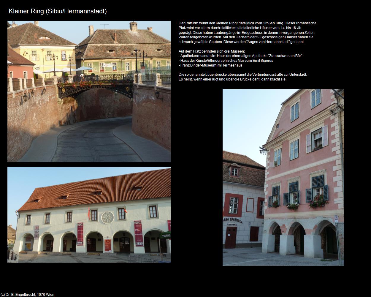 Kleiner Ring (Sibiu/Hermannstadt) in Kulturatlas-RUMÄNIEN